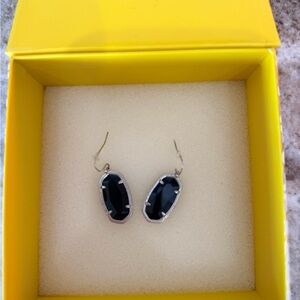 Kendra Scott Black and Silver Earrings